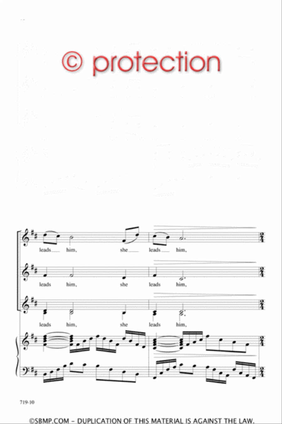 The Moon is Distant from the Sea - SSAA Octavo SSAA scores gallery preview page 9