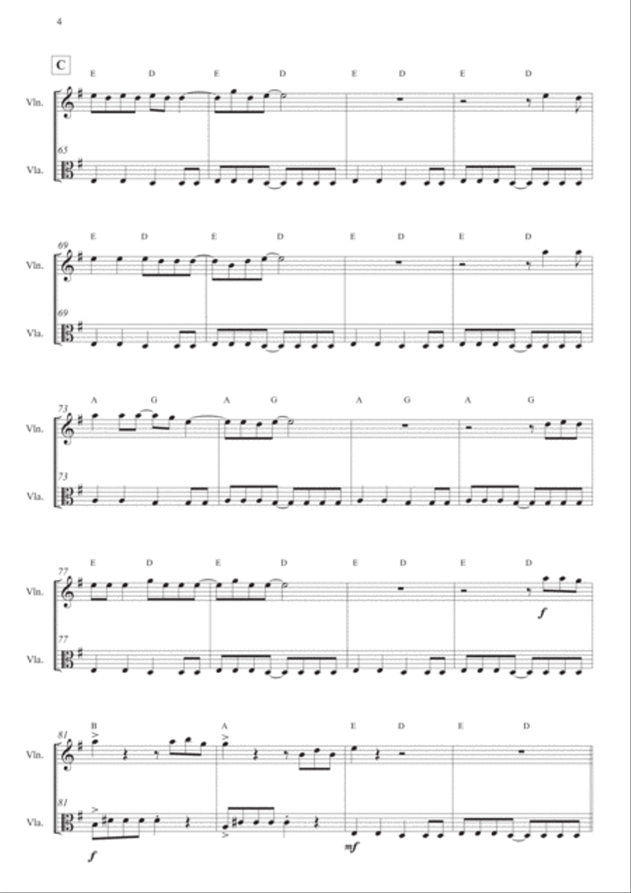 Goo Goo Muck Easy Piano scores gallery preview page 4