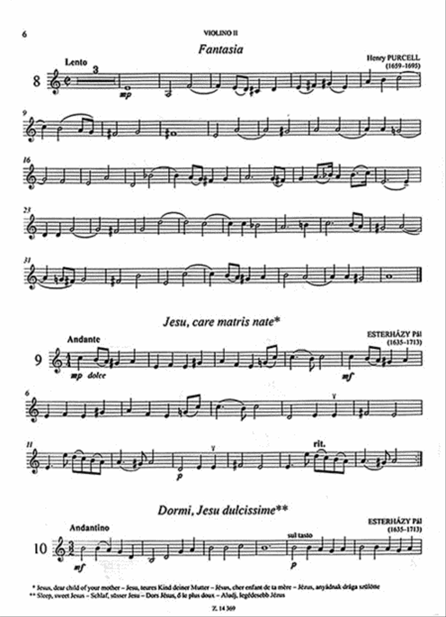 Trios for Two Violins and Violoncello for Beginners Cello scores gallery preview page 5