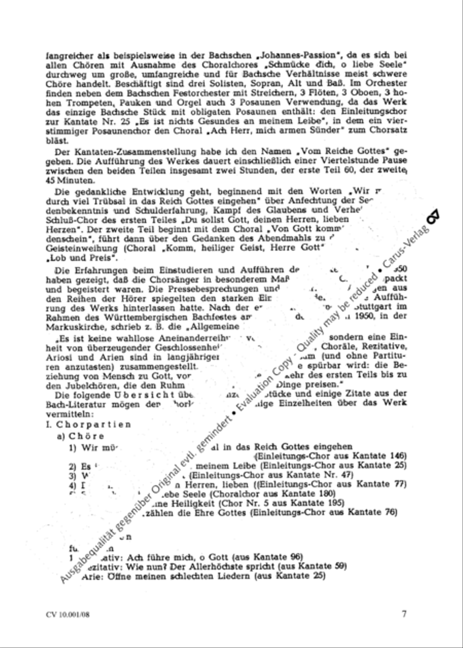 About the Kingdom of God (Vom Reiche Gottes) 4-Part scores gallery preview page 8