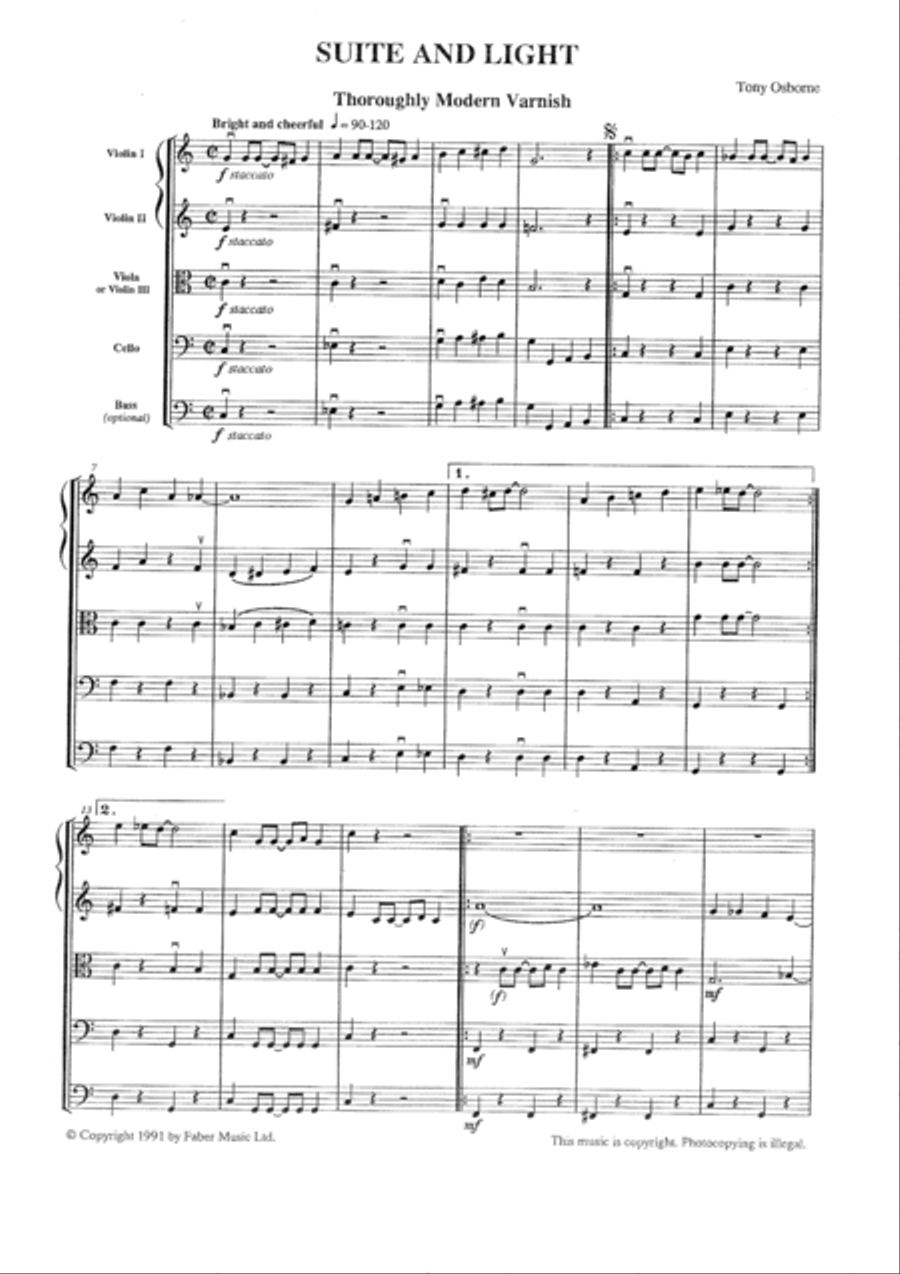 Suite & Light String Orchestra scores gallery preview page 2