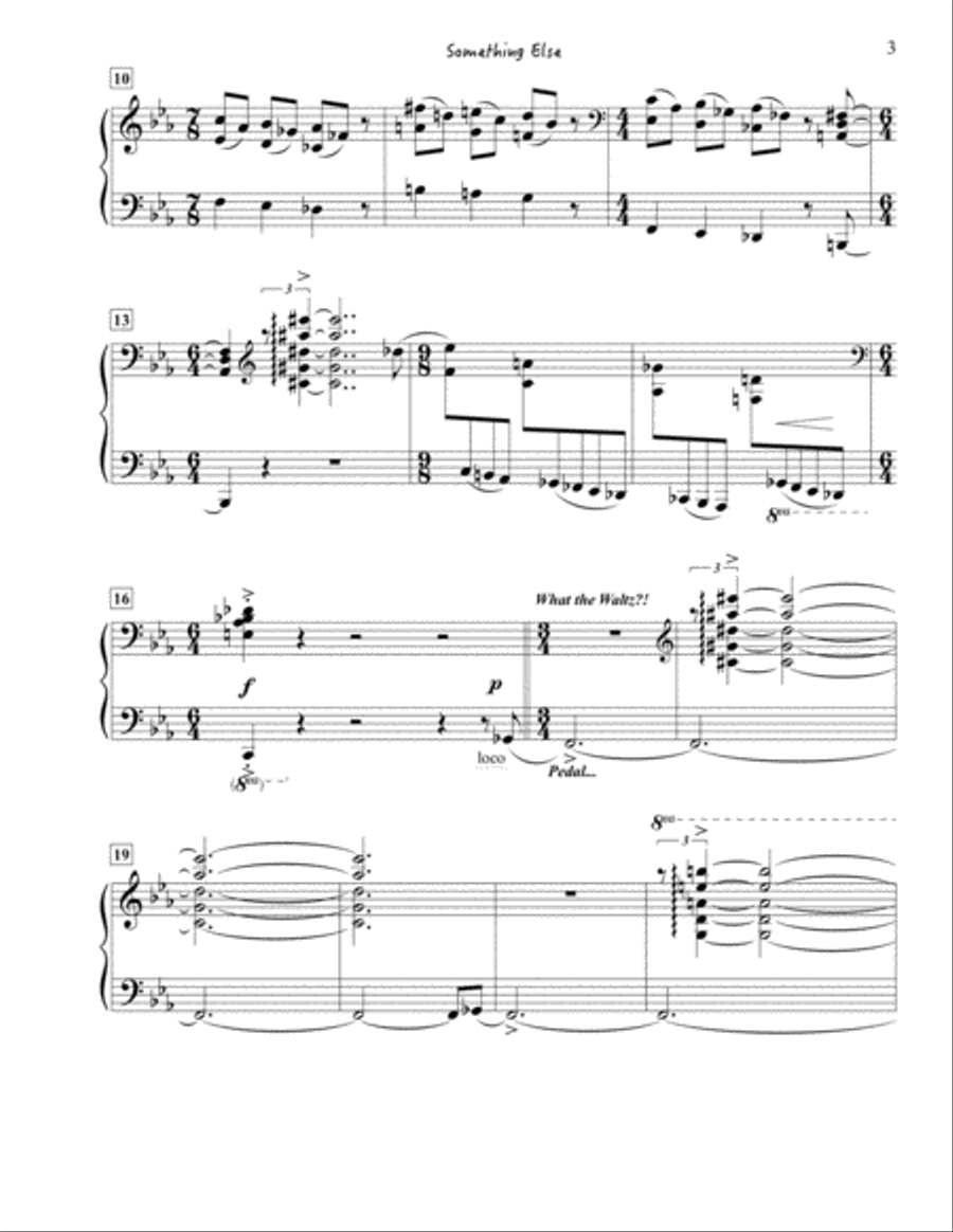 Something Else Piano Solo scores gallery preview page 3