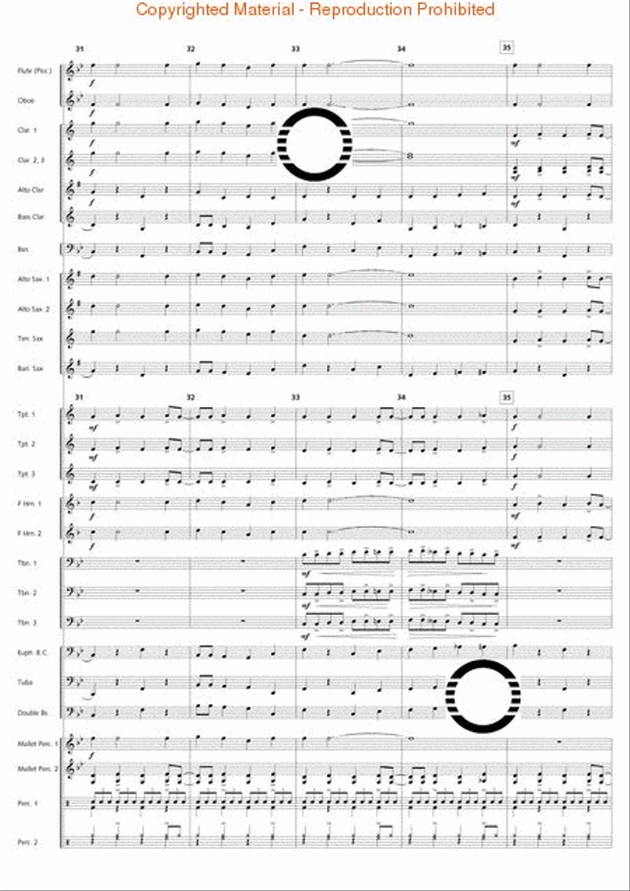 All Aboard! Concert Band scores gallery preview page 8