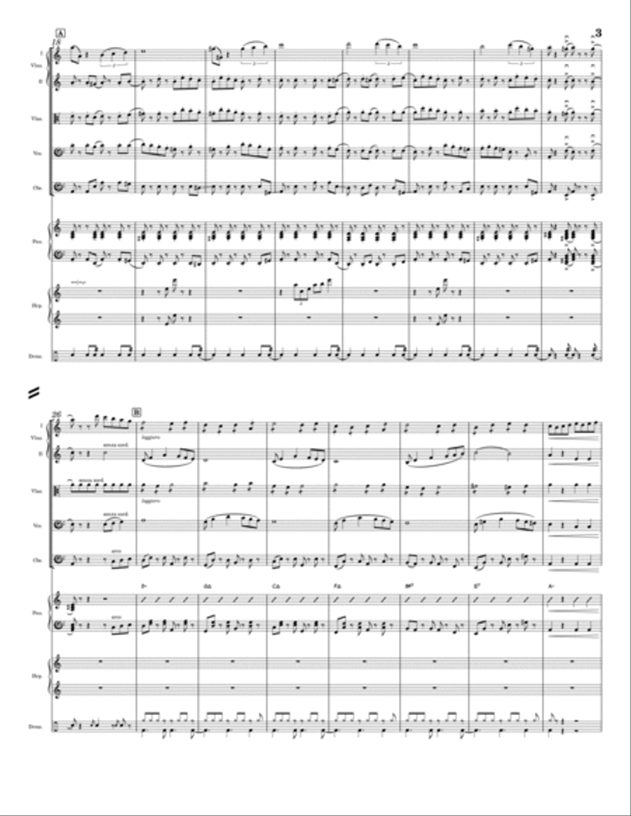 Mountains, Storms, & Saudade String Orchestra scores gallery preview page 3