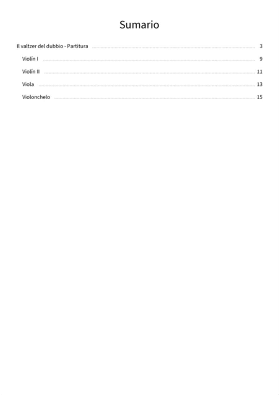 Il valtzer del dubbio String Trio scores gallery preview page 3