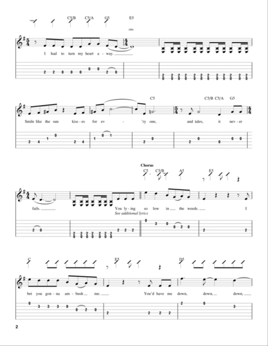 Barracuda Acoustic Guitar scores gallery preview page 2