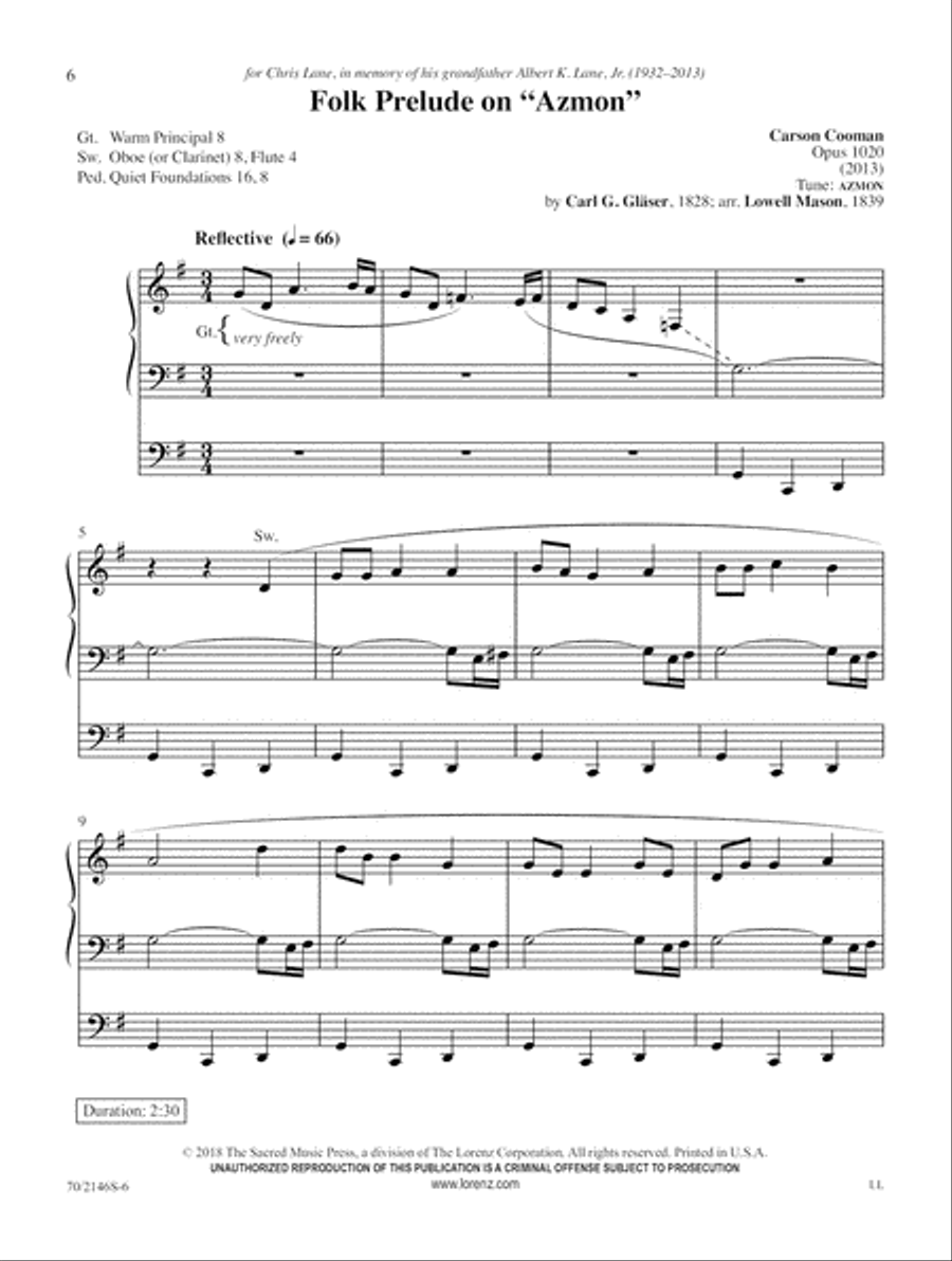 Antiphonies Organ scores gallery preview page 6