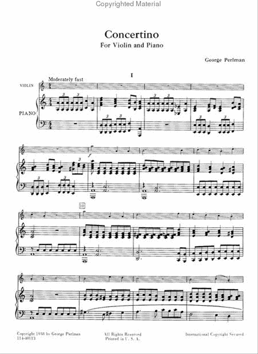 Concertino Chamber Music scores gallery preview page 2