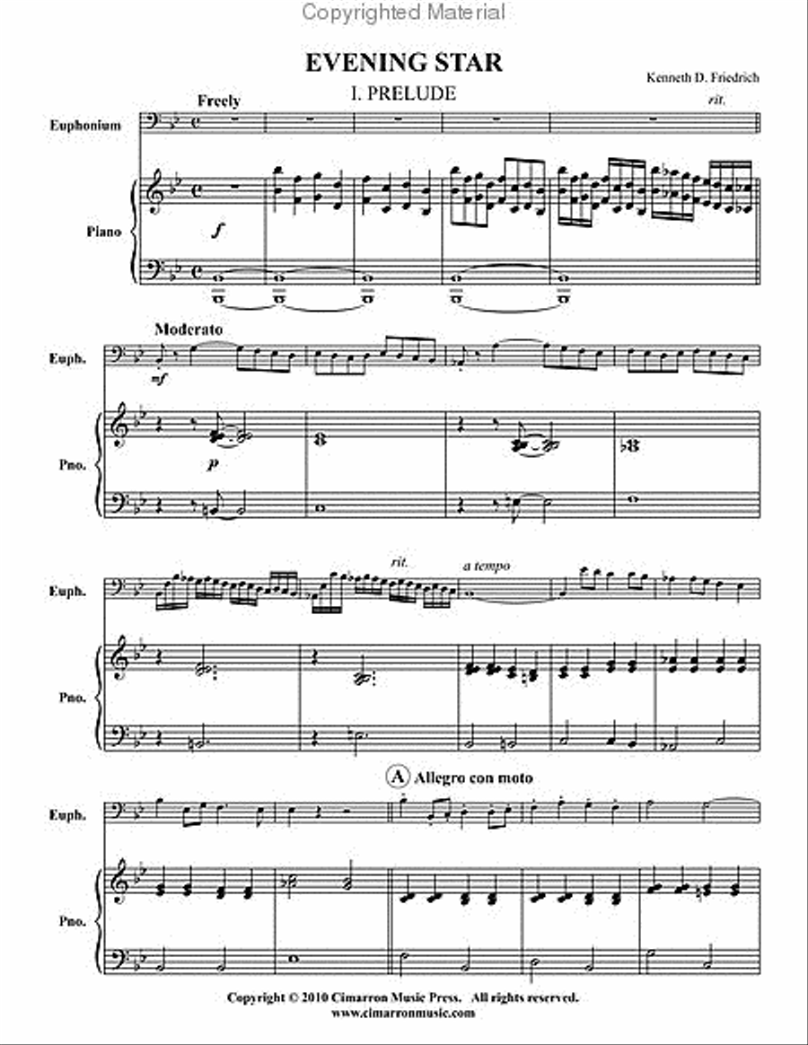 Evening Star Euphonium scores gallery preview page 2