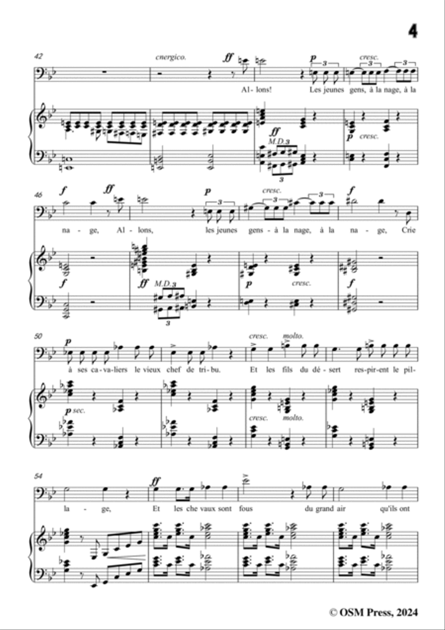 Duparc-Le galop,in g minor Voice scores gallery preview page 5