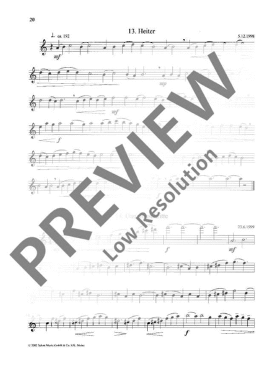 Hundertmelodienbuch Clarinet scores gallery preview page 21