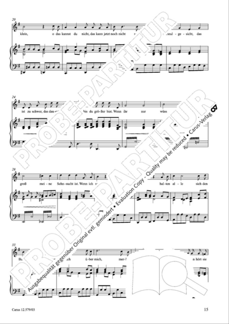 Der Garten des Riesen Children's Choir scores gallery preview page 16
