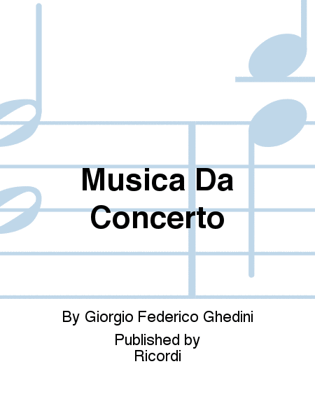 Musica Da Concerto