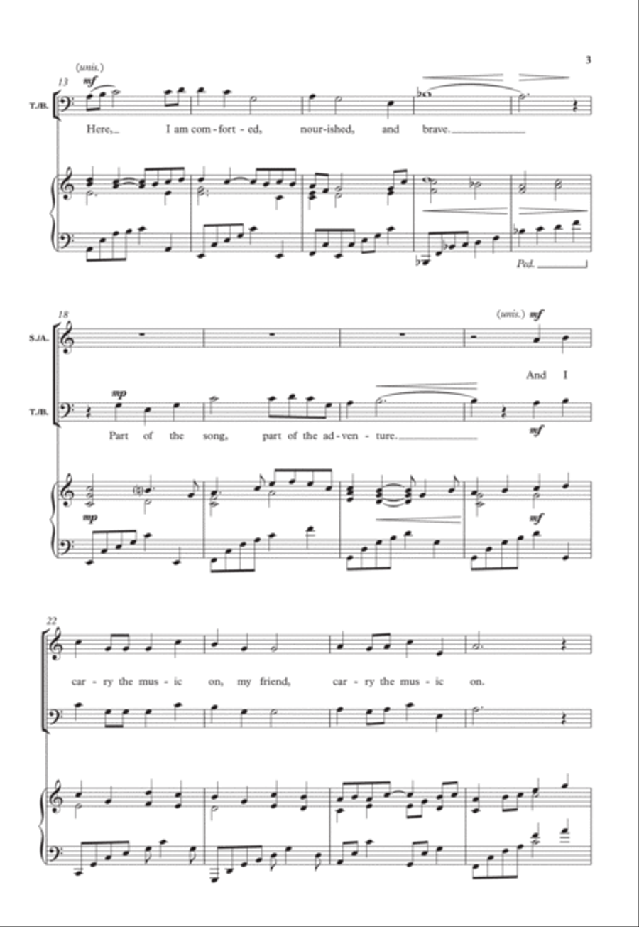 Carry the Music 4-Part scores gallery preview page 3