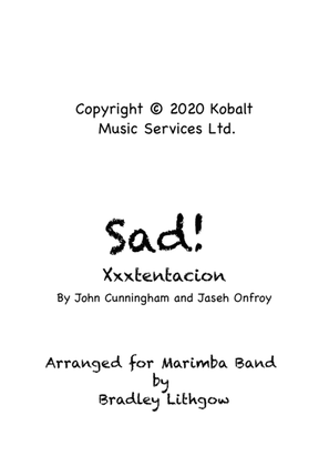 Book cover for Sad!