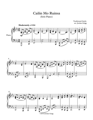 Cailin Mo Ruinsa (Solo Piano)