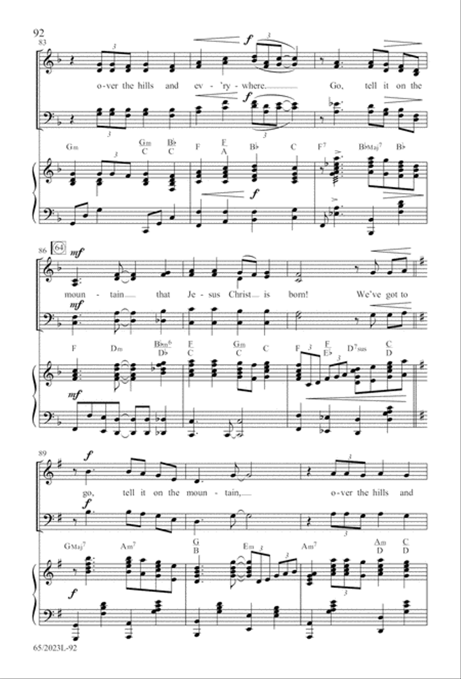 Child of Hope Child of Hope 4-Part scores gallery preview page 93