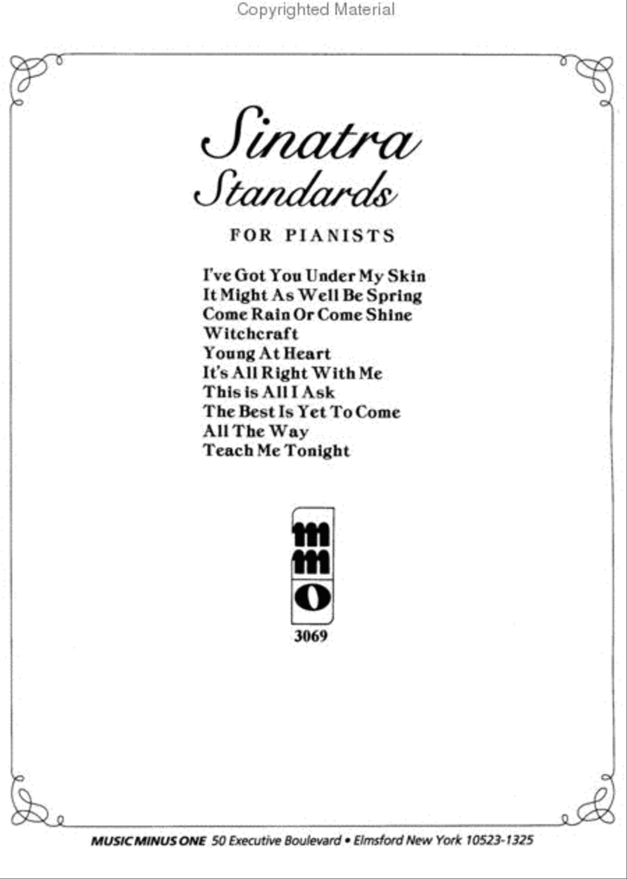 Sinatra Standards for Pianists image number null