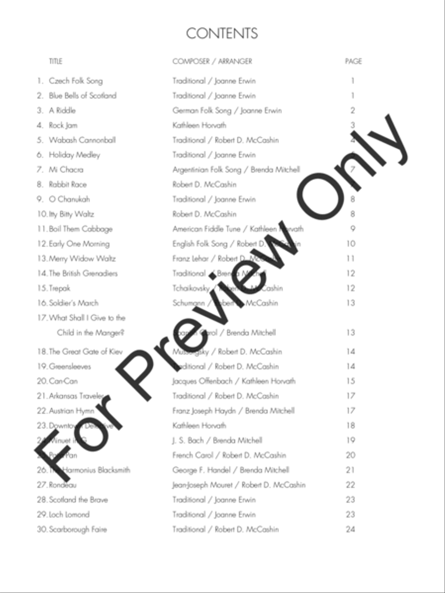 String Premiere - Bass String Orchestra scores gallery preview page 6