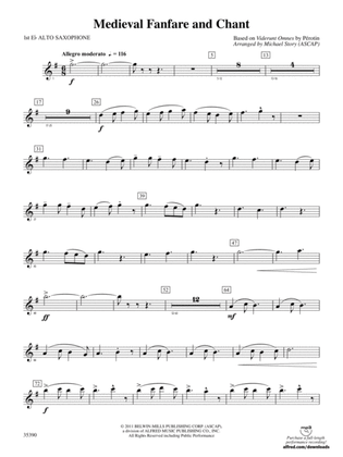 Medieval Fanfare and Chant: E-flat Alto Saxophone