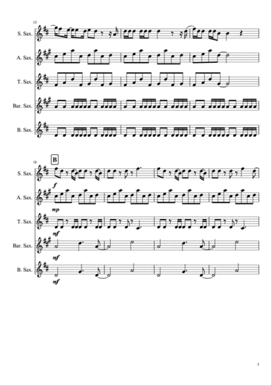 Shrek Shrek Woodwind Quartet scores gallery preview page 3