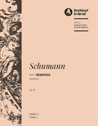 Book cover for Genoveva Op. 81