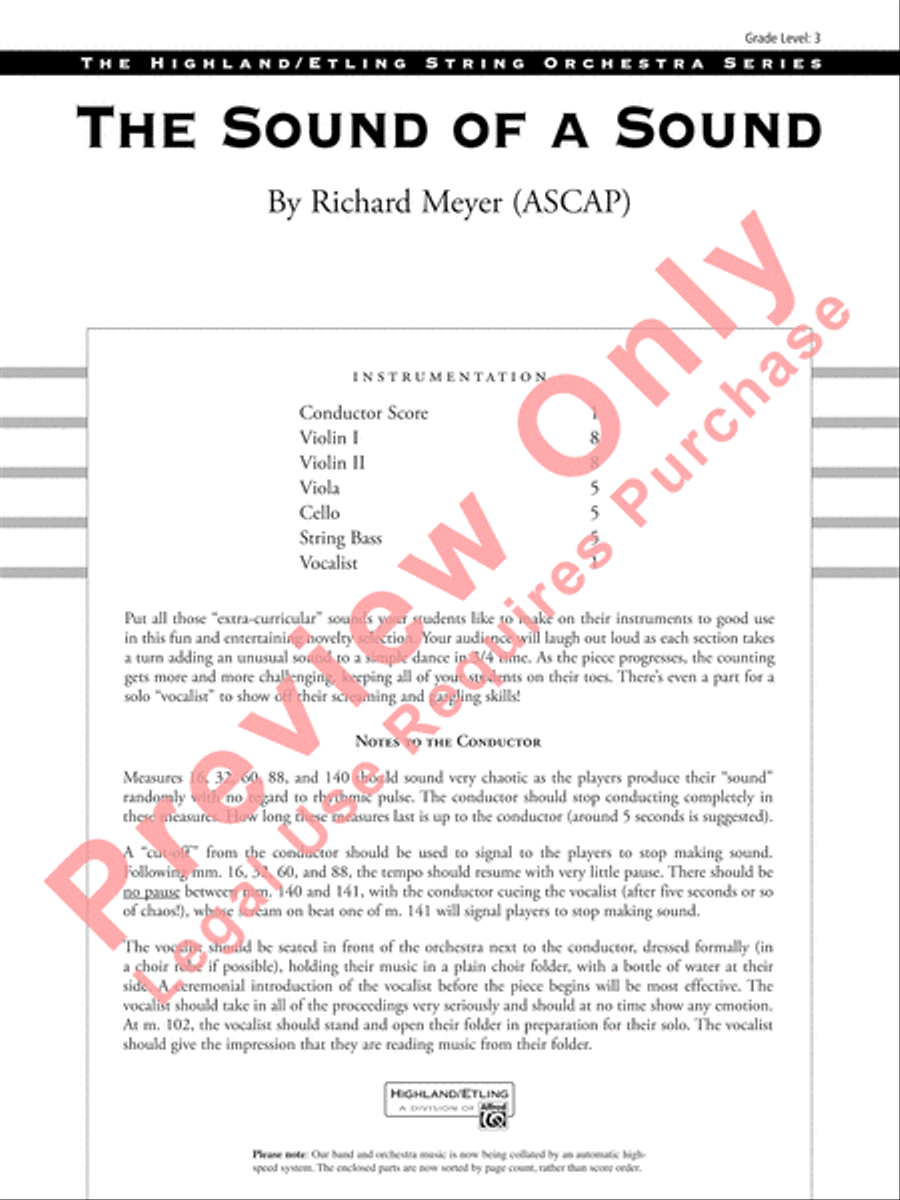 The Sound of a Sound String Orchestra scores gallery preview page 2