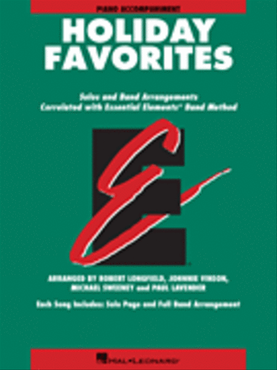 Essential Elements Holiday Favorites Concert Band Methods scores gallery preview page 1