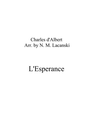 Book cover for L'Esperance