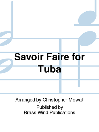 Book cover for Savoir Faire for Tuba