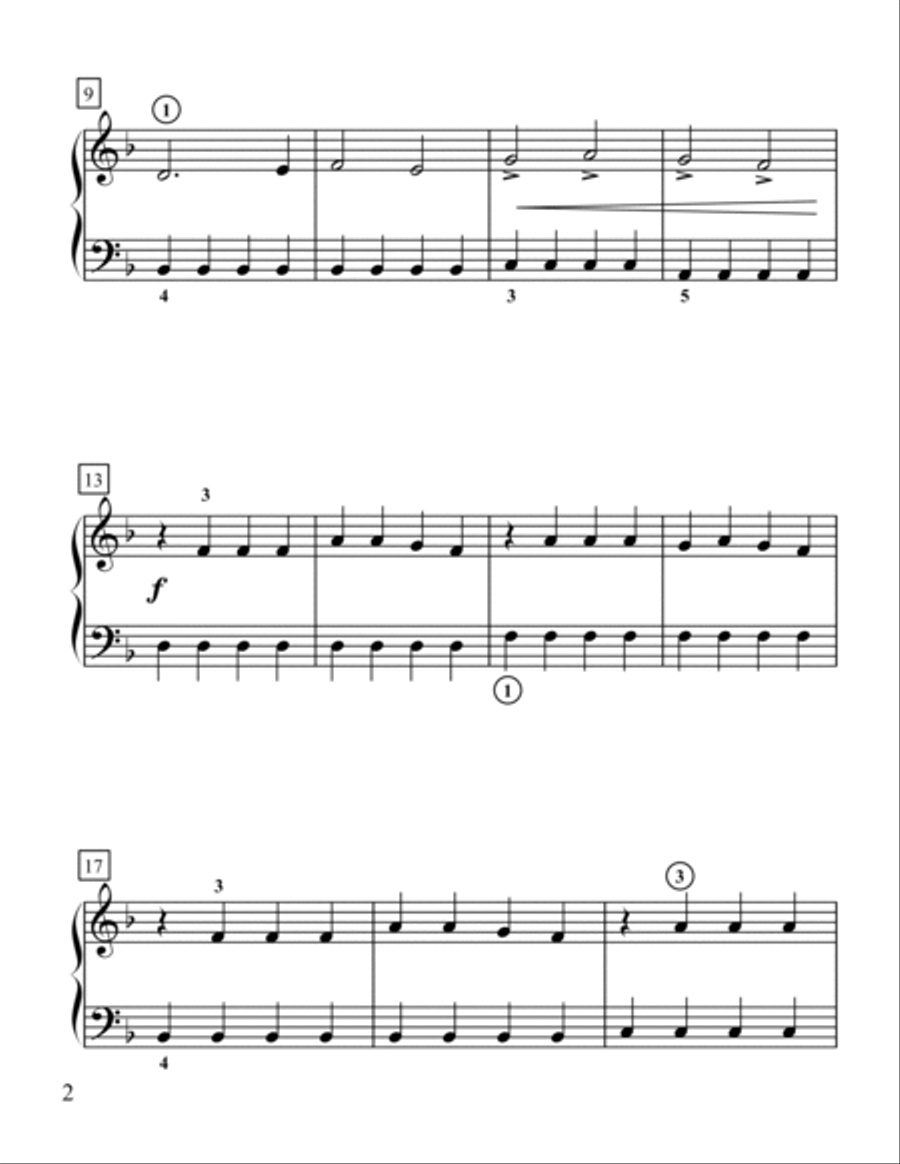 Gravity Falls (main Theme) Easy Piano scores gallery preview page 2