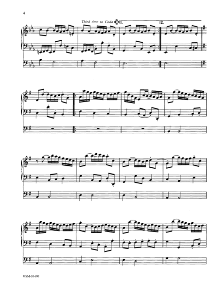 Two Spirituals for Organ Organ Solo scores gallery preview page 2