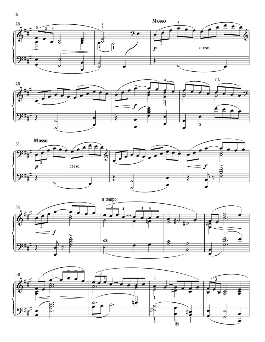 Deux Arabesques Piano Solo scores gallery preview page 4