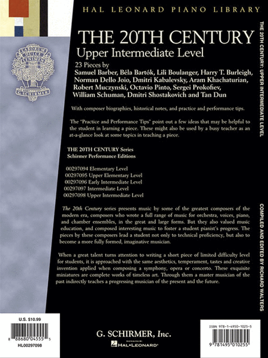 The 20th Century – Upper Intermediate Level Piano Solo scores gallery preview page 3