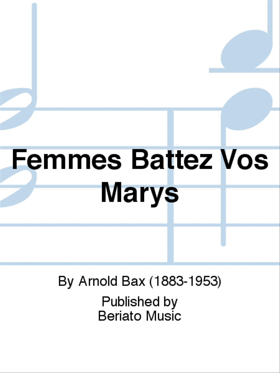 Femmes Battez Vos Marys Piano, Vocal, Guitar scores gallery preview page 1