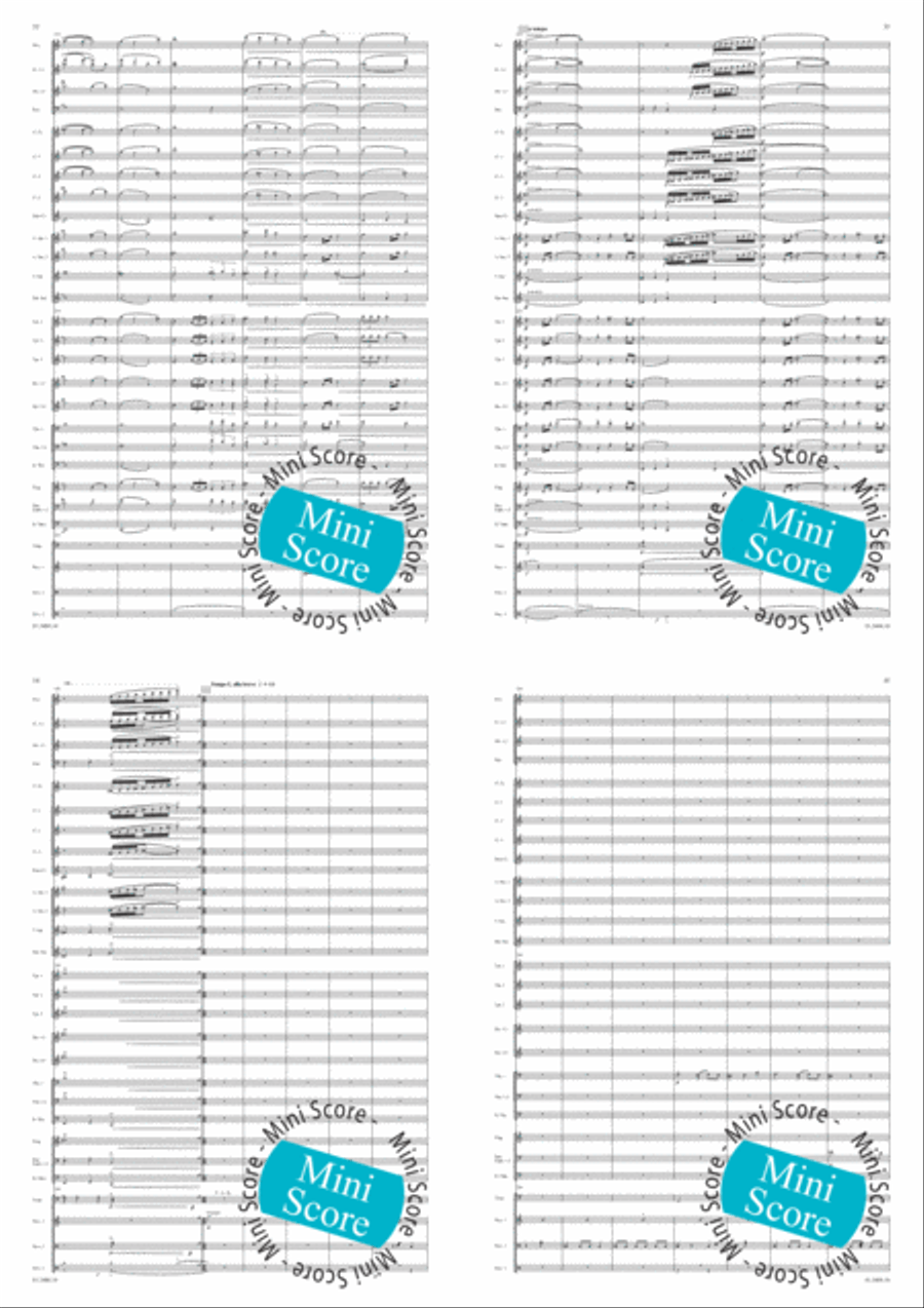 Menu Concert Band scores gallery preview page 11