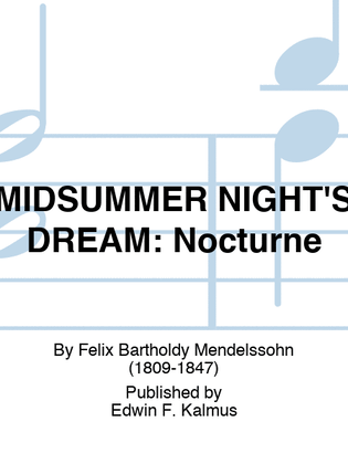 Book cover for MIDSUMMER NIGHT'S DREAM: Nocturne