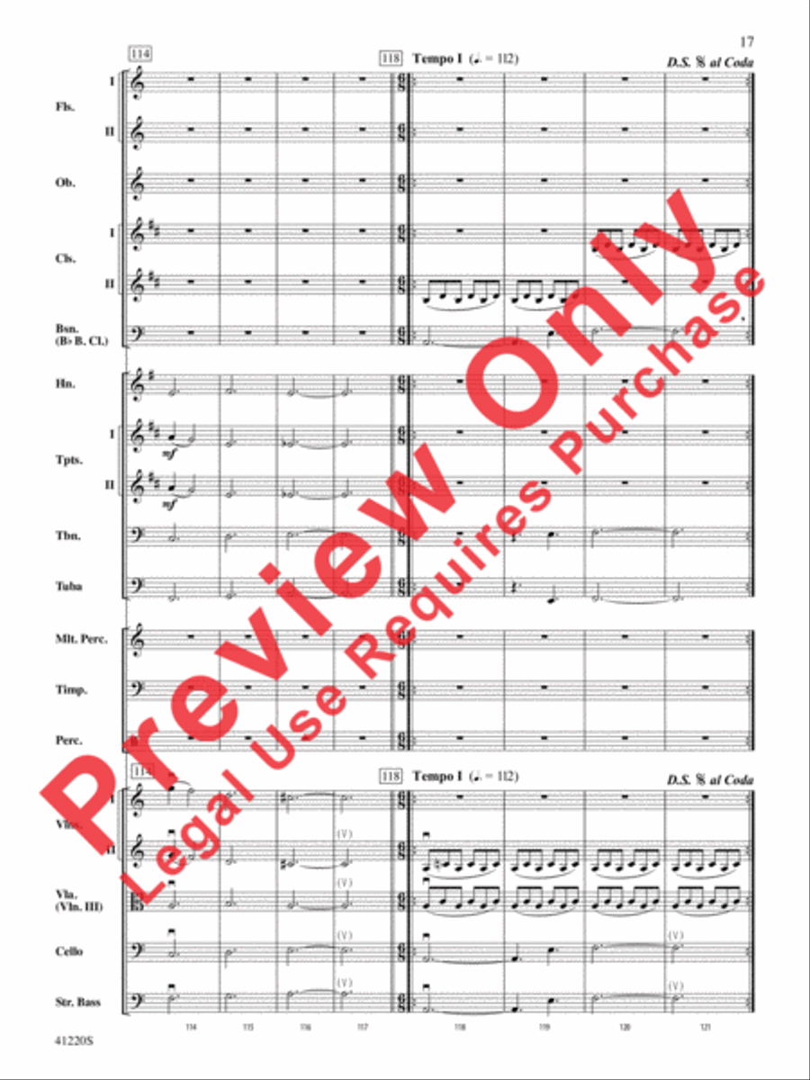 Downton Abbey -- The Suite Full Orchestra scores gallery preview page 18