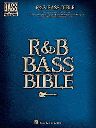 Book cover for R&B Bass Bible