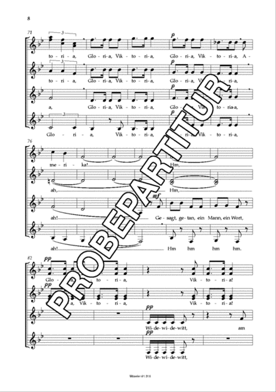 Die Entdeckung Amerikas op. 40,2 SSAA scores gallery preview page 9