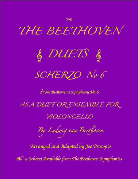 THE BEETHOVEN DUETS FOR CELLO SCHERZO NO 6 image number null