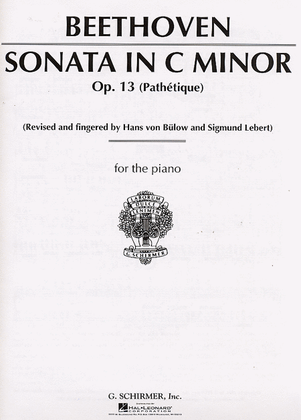 Book cover for Sonata in C Minor, Op. 13 (“Pathetique”)