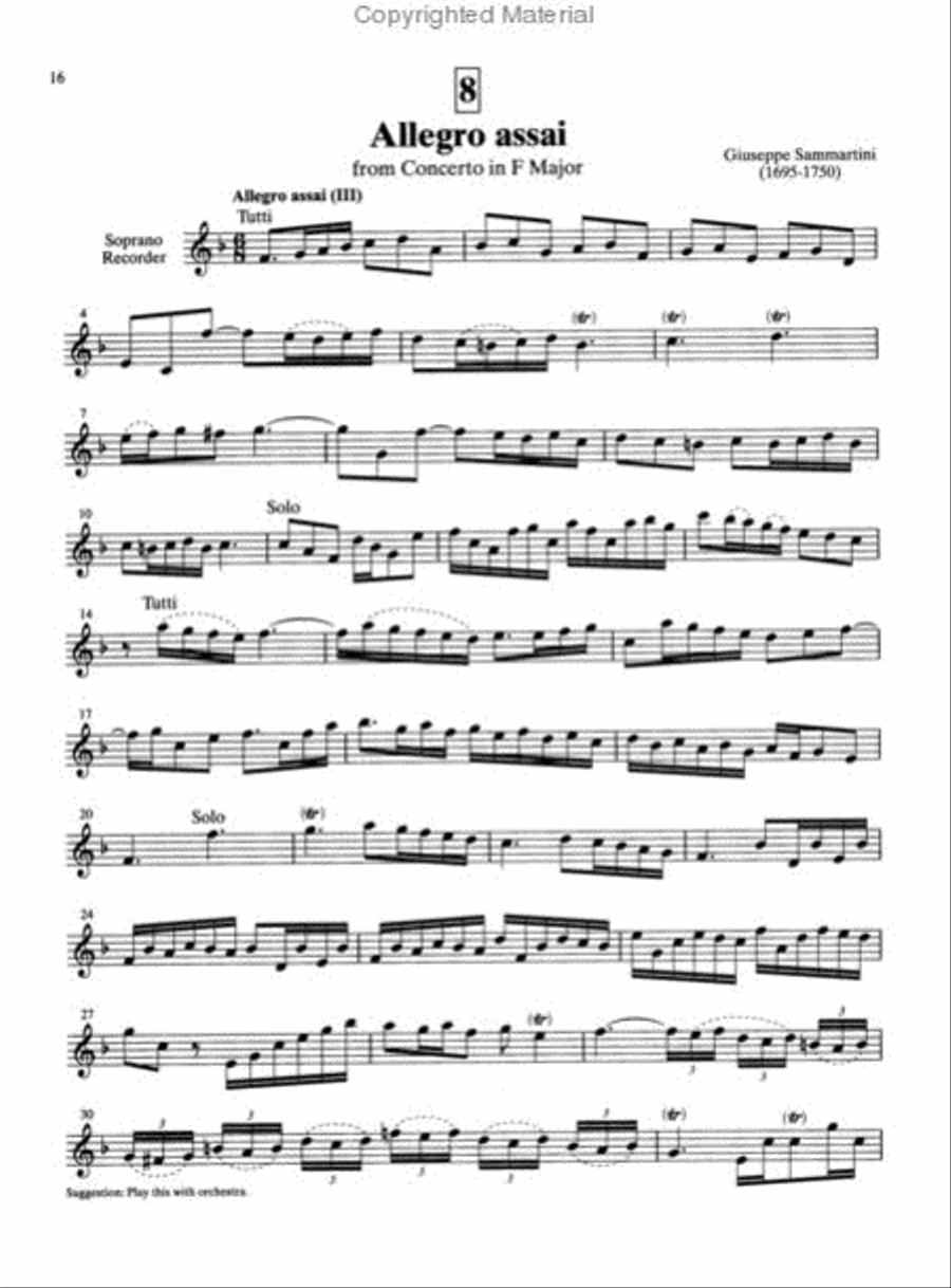 Suzuki Recorder School (Soprano and Alto Recorder), Volume 8 Alto Recorder scores gallery preview page 4