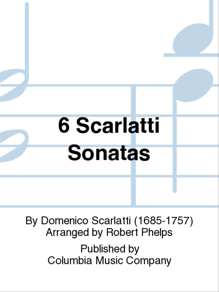 6 Scarlatti Sonatas Chamber Music scores gallery preview page 1