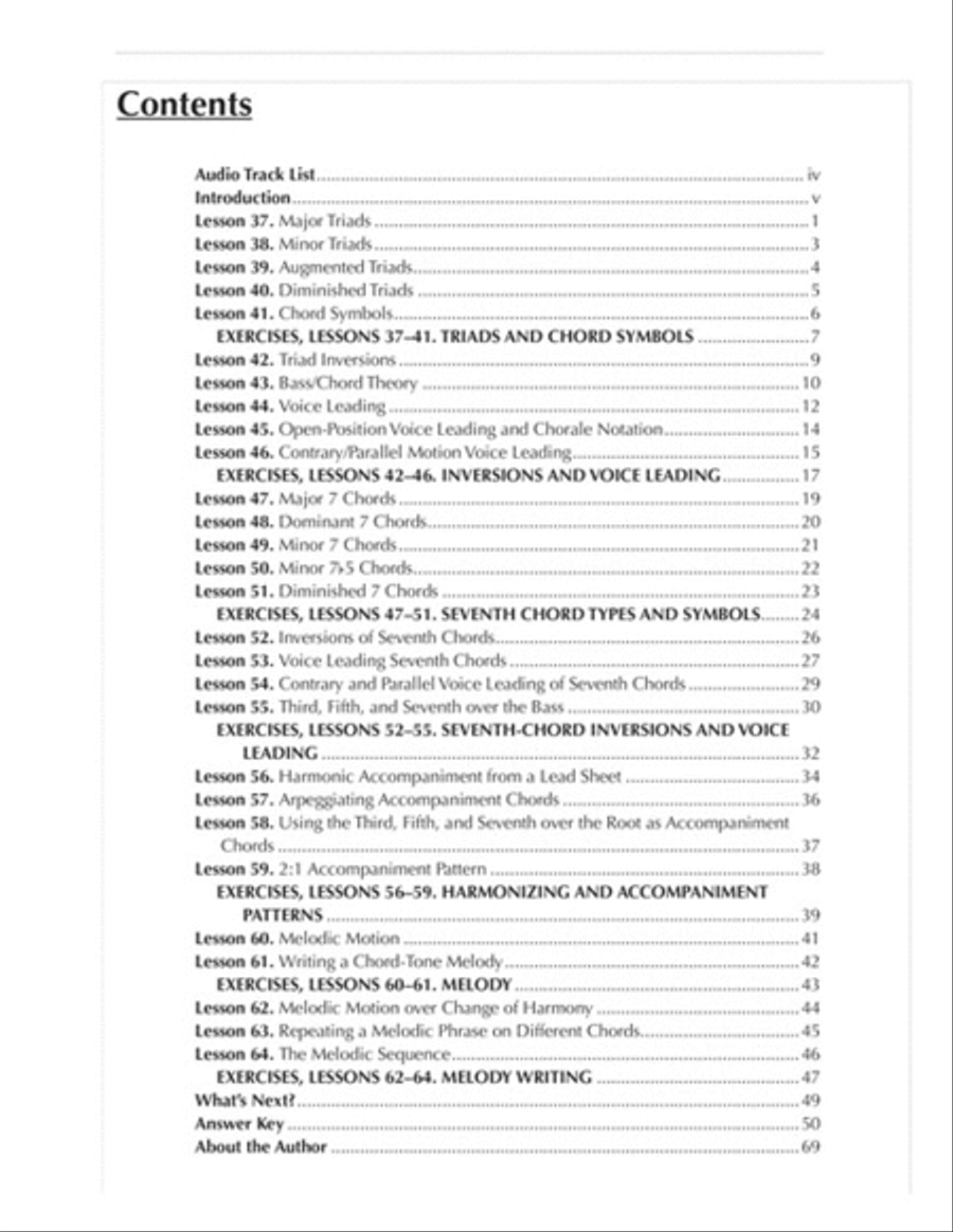 Berklee Music Theory Book 2 – 2nd Edition Collection / Songbook scores gallery preview page 7