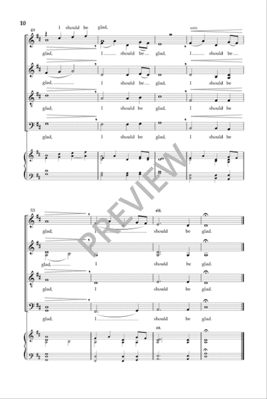 I Should Be Glad Divisi scores gallery preview page 11