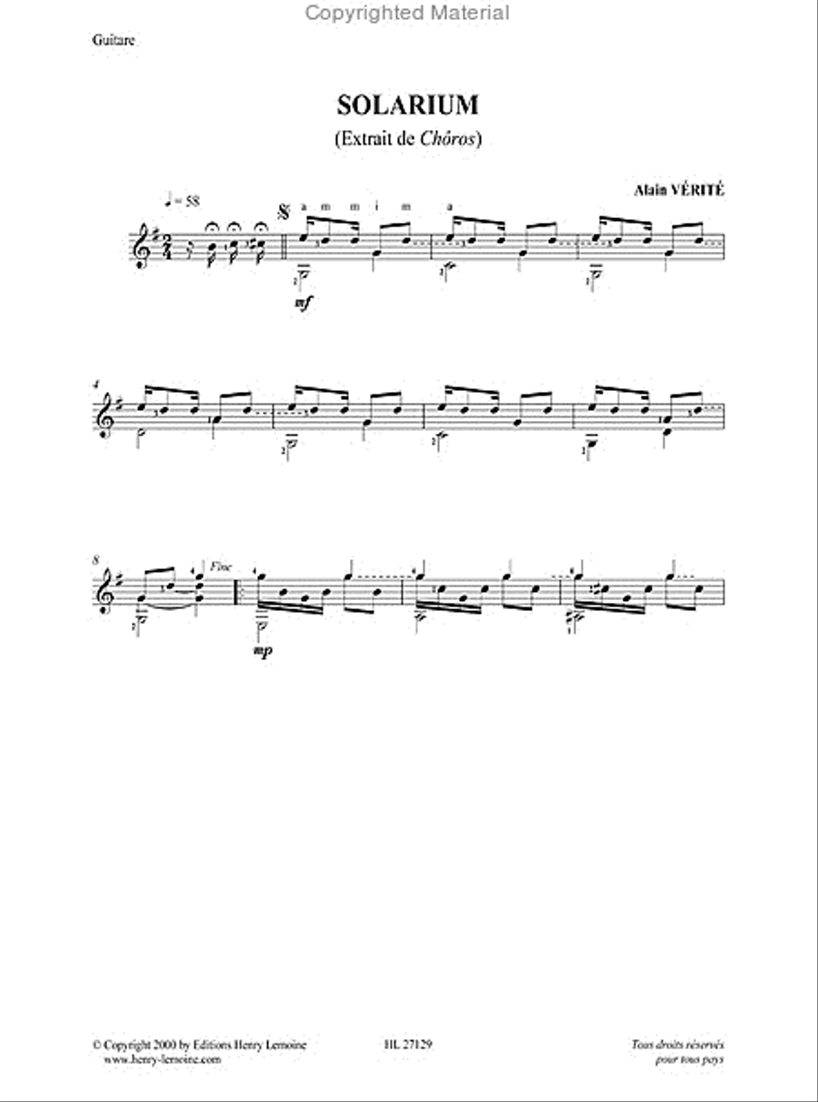 Choros Choros Acoustic Guitar scores gallery preview page 2