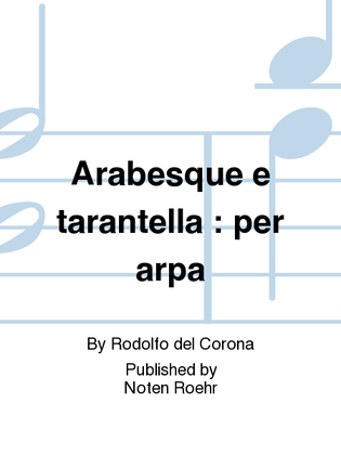 Book cover for Arabesque e tarantella