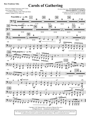 Carols Of Gathering (from Season Of Wonders) - Bass Trombone/Tuba