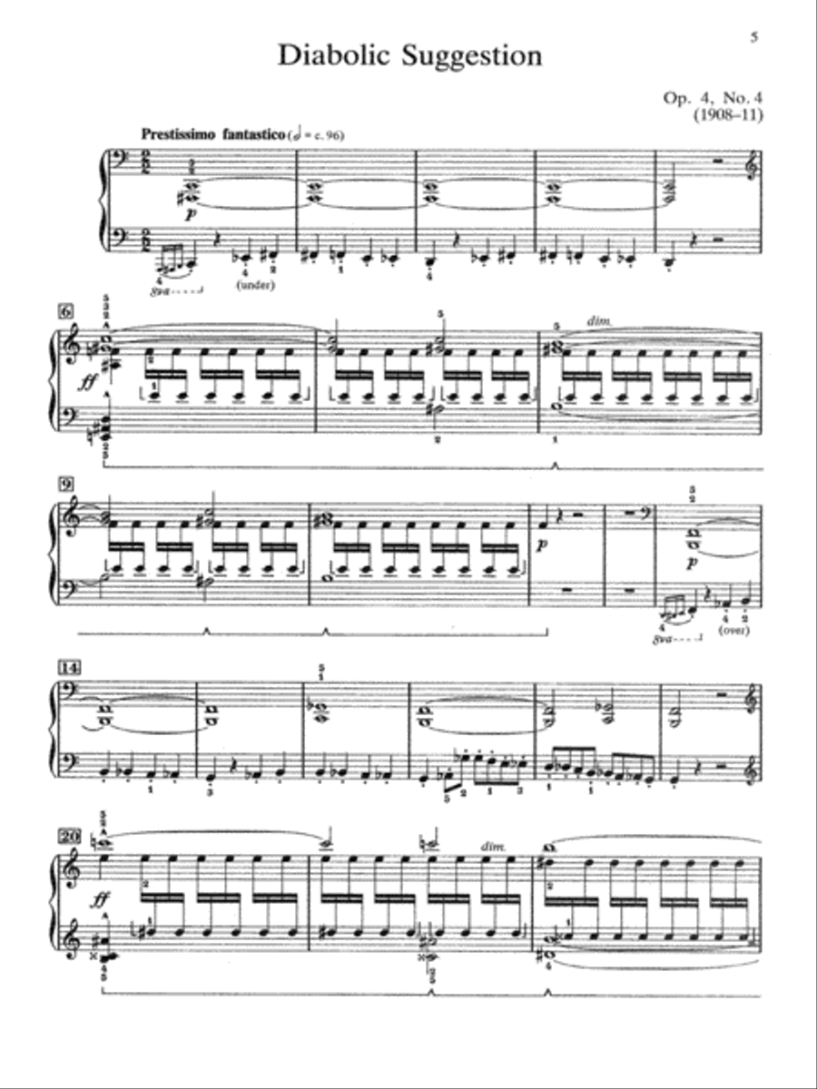 Prokofiev -- Selected Works Piano Solo scores gallery preview page 3